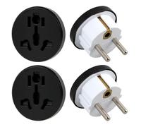 Adaptador de enchufe inglés a Francia, adaptador universal para EE.UU., Reino Unido a la UE, Reino Unido, China y Suiza, adaptador compacto de 2500 W, adaptador de enchufe seguro para viaje y hogar