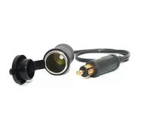 Adaptador de enchufe macho DIN Hella Powerlet de 30 cm a enchufe de encendedor de cigarrillos estándar