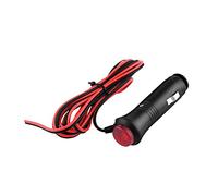 Adaptador de enchufe macho para mechero de coche, cable alargador para mechero con botón de encendido y apagado enchufe de encendedor de cigarrillos