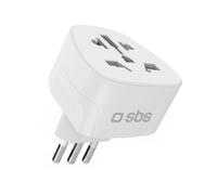 Adaptador de corriente de viaje IT Italy - Blanco