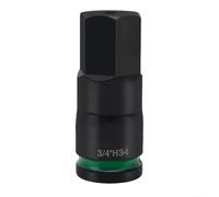Adaptador de enchufe T25H10-H36 para accionamiento de 3/4 pulgadas para llaves de impacto que soportan la fijación mecánica de los sectores automotriz y de fabricación (34 mm)