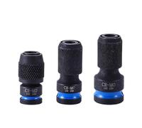 Adaptador de enchufe telescópico universal para herramienta neumática, cabezal de conversión retráctil, cambio rápido de brocas para varias llaves, adaptador de cabezal de conversión