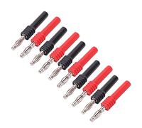 Adaptador de Enchufe Tipo Banana Industrial Buena Conductividad Eléctrica Material Duradero Macho de 4 Mm a Hembra de 2 Mm para Equipos Electrónicos, Células Solares