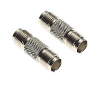 Adaptador De Enchufe TNC A Enchufe TNC - Acoplador De Cable De Antena Coaxial De Baja Pérdida De 50 Ohmios para Amplificador De Señal, Barriles Adaptadores De Conectores Coaxiales - Paquete De 2