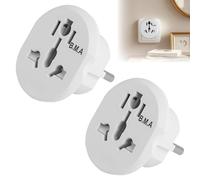 Adaptador De Enchufe Universal,Adaptador De Enchufe Chino, Convertidor De Enchufe Internacional Adecuado Para Europa,Reino Unido,Estados Unidos,Suiza,Adaptador De Enchufe Universal (blanco)