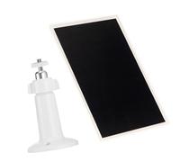 Adaptador de energía solar para cámaras de seguridad, 6 W, 5 V, PVC, ABS, construcción, fuente renovable, configuración sin esfuerzo, panel de batería solar de PVC + ABS