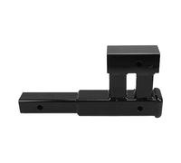 Adaptador de Enganche Doble Trasero Doble 2 Pulgadas Remolque Elevador Receptor de Enganche Extensor Adaptador para Vehículo Todoterreno