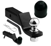 Adaptador de enganche para remolque para vehículos estadounidenses, bola de acoplamiento de 2 pulgadas/50 mm, soporte universal para remolque, bola de acoplamiento para tractor, camión, quad, tractor