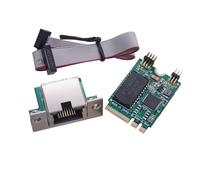 Adaptador de enrutamiento de tarjeta de red M.2 2.5G M.2 A+E RJ45 Gigabit ampliable puerto de chasis Pcie Bus 5G Conexión Adaptador Ethernet