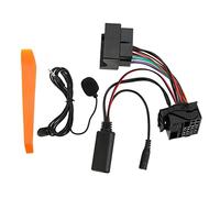 Adaptador de Entrada Auxiliar Bluetooth5.0 Reemplazo del Micrófono Manos Libres de 12 Pines Cable Estéreo para Coche para OPel CD30 Mp3 CDC40 CD70 DVD90