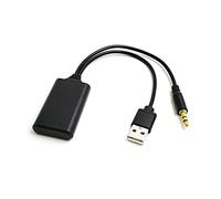 Adaptador de entrada auxiliar para coche, inalámbrico, BT 4, 1, módulo de 3 5 mm, receptor de música estéreo auxiliar de repuesto para VW Peugeot, kit fácil de instalar