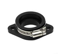 Adaptador de entrada de carburador para carburadores PWK21 de 30 mm y PWK32 de 34 mm utilizado con colectores de admisión de aire de 35 mm y 40 mm (40 mm negro)