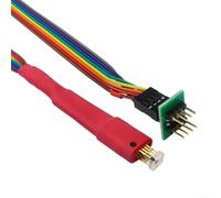 Adaptador de escritura y programación de chips con pasadores de resorte para tipos de chip SOP8 de 150 mil y SOC8 con tope de palanca elástico para un posicionamiento preciso (Sop8-208 mil)