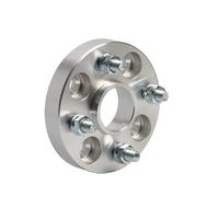 Adaptador de espaciadores de ruedas de coche 2 piezas PCD 4x114,3 CB 67,1mm adaptador de junta forjada de rueda para MITSUBISHI COLT para Hyundai para elantra M12x1.5(2PCS 40MM Silver)