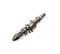 ADAPTADOR de espejo HIGHSIDER Harley a M8, cromo, plata