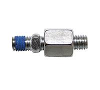 ADAPTADOR de espejo HIGHSIDER M8 a M8, cromo, plata