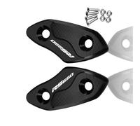 Adaptador de Espejo Tapa del Orificio Espejo Retrovisor para Motocicleta para Aprilia RS660 2020 2021 2022 2023 2024(Nero)