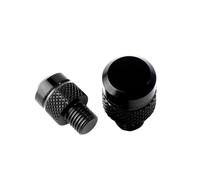 Adaptador de Espejo Tapones para Tornillos Y Tapas para Espejos De Motocicleta CNC para Benelli 502C, 302S, 752S, Leoncino 500, BJ500, 250, BJ250, TRK 502, TNT 300, 600, Trk502X(Nero)