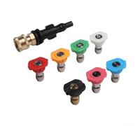 Adaptador de espuma de 1/4 pulgadas de liberación rápida para Lavor para sterwins para Parkside PHD para Vax - Conector de boquilla de lavadora de alta presión 3500 PSI