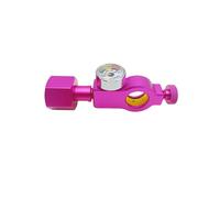 Adaptador de Estación de Llenado para Recarga de Cilindros de CO₂, Compatible con (Terra DUO Art), Color Rosa, Conexión Rápida, Cilindro de
