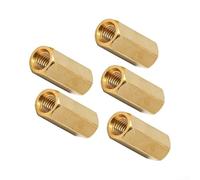 Adaptador de Estufa Camping para latón 5 para uds Conexión Segura | para latón macizo, , sellado hermético, ideal camping, 5 unidades