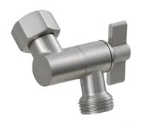 Adaptador de extensión de cabezal de ducha ajustable, codo de acero inoxidable con conexión G12 para ángulo y altura personalizados, acabado cromado (A)