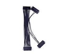 Adaptador de extensión de Cable de Fuente de alimentación Dual de 30CM, ATX 20 + 4, 24 Pines, Fuente de alimentación, Extensor de Arranque de sincronización, convertidor Elevador ADD2PSU (Size : 30cm