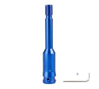 Adaptador de extensión de cambio de marchas M14x1.5 Aleación de aluminio Extensor de perilla de cambio para actualización interior del coche (azul)