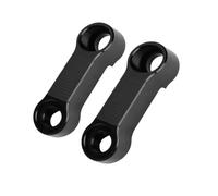 Adaptador de extensión de espejos retrovisores M10 M8, Base de aluminio, soporte de tornillo Compatible con piezas de motocicletas automotrices, 2 uds.