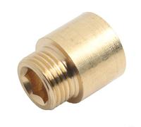 Adaptador de extensión de grifo G1/2 de latón macho a hembra para cabezal de ducha y conexiones de fontanería, compatible con sistemas de suministro de agua potable, calefacción, refrigeración, calor