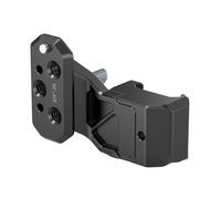 Adaptador de extensión de mango lateral, mango de cámara para DSLR posicionamiento flexible en ángulo para DSLR agarre de aluminio