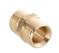 Adaptador de extensión de manguera de lavado a presión de rosca macho M22 de alta resistencia, extensor de manguera, latón macizo, fácil de instalar