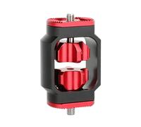 Adaptador de extensión de montaje en roseta con abrazadera de varilla de 15 mm para jaula de cámara réflex digital, rosca macho para accesorios de cámara, engranaje de montaje de tornillo