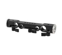 Adaptador de extensión de montaje en roseta de aluminio, tornillo macho, brazo extensible, accesorios de fijación de mango de cámara, abrazadera de doble varilla