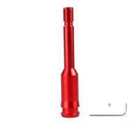 Adaptador de extensión de palanca de cambios M14x1.5 Aleación de aluminio Extensor de perilla de cambio para actualización interior del coche (rojo)