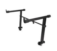 Adaptador de Extensión de Soporte para Teclado, Estante para Teclado de Piano Electrónico en Forma de L, Elevador de 2 Niveles, Ajuste de Ancho de 42 a 75 Cm, Adecuado para