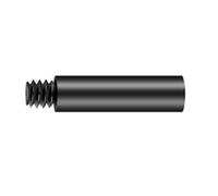Adaptador de extensión de trípode pequeño, varilla de extensión de aluminio sólido con rosca de 1/4 pulgadas para elevaciones seguras de cámara, accesorio de montaje de cámara