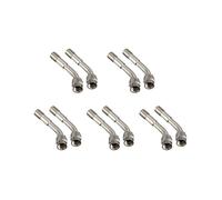 Adaptador de Extensión de Válvula de Neumático 10Pcs Extensor de Vástago de Neumático de Motocicleta 135 Grados