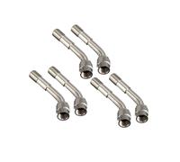Adaptador de ExtensióN de VáLvula de NeumáTico 6Pcs Extensor de VáStago de NeumáTico de Motocicleta 135 Grados