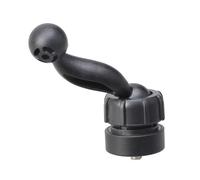 Adaptador de extensión giratorio de 360 grados, montaje de bola de 17 mm, montaje flexible para soporte de teléfono de coche, salpicadero, cámara de ventilación, fotografía