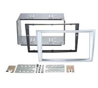 Adaptador de fachada 2-DIN para Astra / Corsa D / Zafira cromo mate
