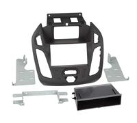 Adaptador De Fachada 2-DIN Para Con Hueco Ford Transit Connect 2013 > Negro