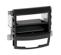 Adaptador de fachada 2-DIN para Inbay Ssangyong Korando 2010 >jet negro
