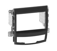 Adaptador de fachada 2-DIN para Sangyong Korando 2010 > 2013 negro