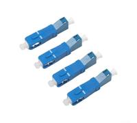 Adaptador de fibra óptica LC para apc a para SC para apc verde monomodo férula de cerámica fibra de vidrio acoplamiento precisión ≤0,2dB atenuación fibra óptica adaptador para OTDR para tecnología de