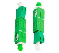 Adaptador De Fibra Óptica SC/APC Macho A LC/APC Hembra Conector De Fibra Monomodo Simplex Diferentes Tipos De Conectores Compatible Con Equipos De Comunicación De Fibra Óptica, Liga