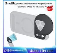 Adaptador de filtro acoplable SmallRig FilMov de 67 mm para iPhone 17 Pro/Pro Max Conexión magnética para filtro acoplable SmallRig de 67 mm 5548 para 17 Pro Max