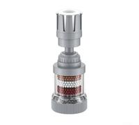Adaptador de filtro de agua para debajo del fregadero, filtro de agua potable de 9 capas con presión turbo de impulso, aireador de grifo giratorio, elimina el mal sabor y el óxido, filtro para