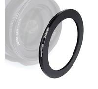 Adaptador de filtro de anillo de 62 mm a 49 mm, anillo de filtro de cámara de 62 mm a 49 mm para filtro UV, ND, CPL, anillo de metal escalonado (62 mm-49 mm)