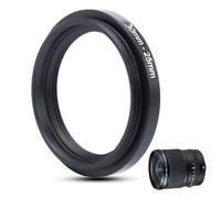 Adaptador de Filtro de Metal Step-Down Ring - 30 mm a 25 mm - Anillo de Metal Adaptador para filtros, Compatible con Todos los filtros UV de 25 mm, CPL, filtros ND, Cubiertas de Objetivos, Objetivos